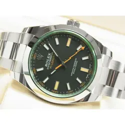 ROLEX MILGAUSS GREEN GLASS 116400GV 2019 AUTHENTIC