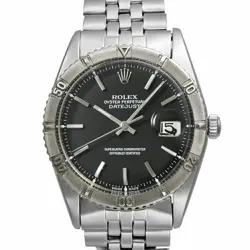 ROLEX DATEJUST THUNDERBIRD SERVICE DIAL 1967 BOXED REF.1625 ANTIQUE WRISTWATCH