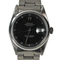 ROLEX DATEJUST STAINLESS STEEL WATCH 36MM