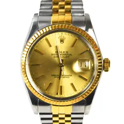 ROLEX DATEJUST TWO-TONE WATCH 36MM