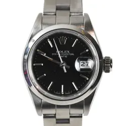 ROLEX OYSTER DATE STAINLESS STEEL WATCH 26MM