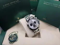 ROLEX DAYTONA 40MM 126509 WHITE GOLD SILVER GHOST DIAL