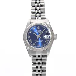 ROLEX DATEJUST 69174 BLUE WATCH 669331