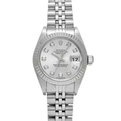 ROLEX DATEJUST 79174G SILVER/DIAMOND WATCH 669058