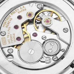Rolex Cellini Classic White Gold Decorated Silver Dial Mens Watch 5115 Papers