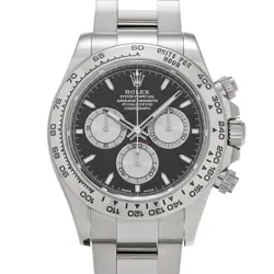 ROLEX COSMOGRAPH DAYTONA 126509 BRIGHT BLACK/STEEL WATCH 676392