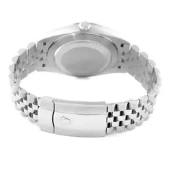 ROLEX DATEJUST 41 STEEL WHITE GOLD DIAMOND DIAL MENS WATCH 126334