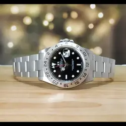 ROLEX EXPLORER II 40MM STEEL BLACK DIAL