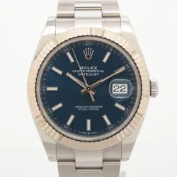 ROLEX DATEJUST 126334 SS×WG SS AT BLUE-FACE 1 EXTRA LINK