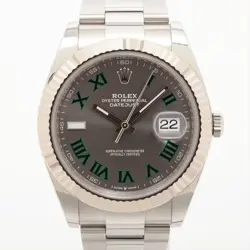 ROLEX DATEJUST 126334 SS×WG SS AT SLATE DIAL 2 EXTRA LINKS