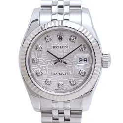 ROLEX DATEJUST DIAMONDS 179174G [OVERHAULED/POLISHED] WOMEN'S WATCH /39974