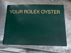 100 ROLEX INSTRUCTION MANUAL BOOKLET 