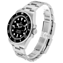 Rolex Submariner Black Dial Ceramic Bezel Steel Mens Watch 126610 Card