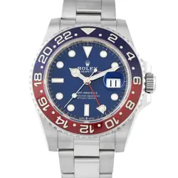 ROLEX GMT-MASTER II MIDNIGHT BLUE DIAL WHITE GOLD OYSTER WATCH 126719BLRO