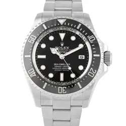 ROLEX SEA-DWELLER DEEPSEA BLACK DIAL WATCH 136660