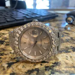 DIAMONDS BEZEL LARGER