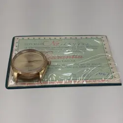 VINTAGE ROLEX OYSTER PERPETUAL 34MM ZEPHYR 18K YELLOW GOLD WATCH 1029 CIRCA 1966