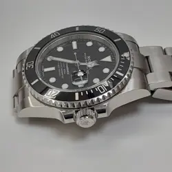 Full Set 2017 Rolex Submariner 40 mm Black Steel Automatic Watch 116610 LN
