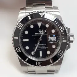 Full Set 2017 Rolex Submariner 40 mm Black Steel Automatic Watch 116610 LN