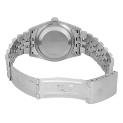 Rolex Datejust 36mm Holes Steel Silver Dial Automatic Mens Watch 16220