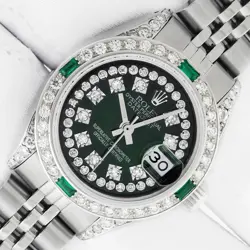 -GREEN DIAMOND DIAL