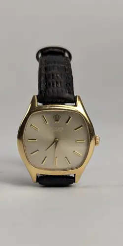 ROLEX GENEVE CELLINI - 18K YELLOW GOLD LADIES WRIST WATCH - REF.3801
