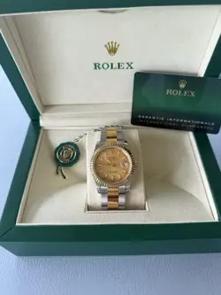 ROLEX DATEJUST GOLD AND SILVER