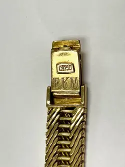 VINTAGE 18K YELLOW GOLD & DIAMOND ROLEX PRECISION MECHANICAL COCTAIL WATCH