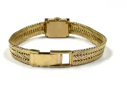 VINTAGE 18K YELLOW GOLD & DIAMOND ROLEX PRECISION MECHANICAL COCTAIL WATCH