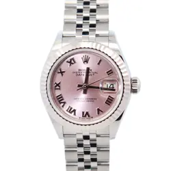 ROLEX DATEJUST 28MM PINK DIAL WATCH 279174