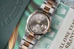 (16203) 2000 ROLEX DATEJUST 36MM SILVER/GRAY ROMAN NUMERAL DIAL