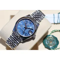 ROLEX DATEJUST 31MM 278274  JUBILEE BRACELET - BLUE FLORAL DIAL - NEW 2025