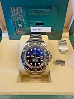 ROLEX SEA-DWELLER DEEPSEA JAMES CAMERON 126660 WITH BOX & PAPERS