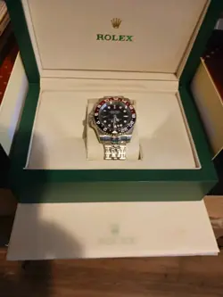 ROLEX GMT-MASTER II 16710 40MM COKE A SERIAL STEEL BLACK DIAL