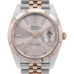 ROLEX DATEJUST 41 126331 SUNDUST 5 ROW JUBILEE BRACELET RANDOM NUMBER SECOND...