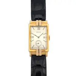 ROLEX VINTAGE FRENCH-MADE CASE 18K GOLD ART DECO 20MMX38MM 1930 - 1940S