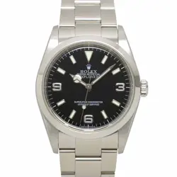 ROLEX EXPLORER 1 114270 SERIAL F AUTOMATIC BLACK DIAL MENS WATCH 90278977