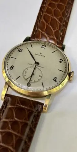 Vintage Rolex 34MM In 18k Yellow Gold 1940s-1950s Self Winding Watch!!