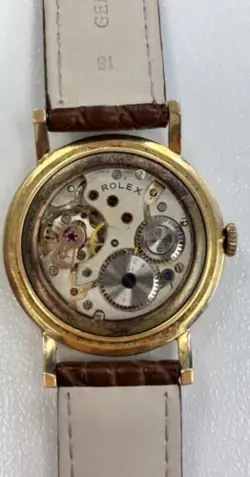 Vintage Rolex 34MM In 18k Yellow Gold 1940s-1950s Self Winding Watch!!