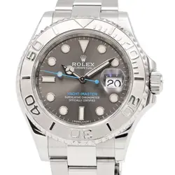 ROLEX MEN'S YACHT-MASTER ROLESIUM 116622 PT/SS DARK RHODIUM AUTOMATIC #CS060