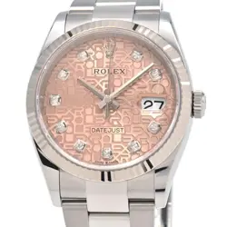 ROLEX MEN'S DATEJUST 36 126234G K18WG/SS AUTOMATIC #CS061