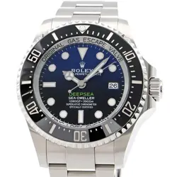 ROLEX MEN'S SEA-DWELLER DEEPSEA 136660 DATE D-BLUE AUTOMATIC #CS049