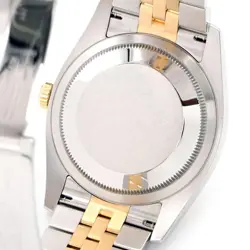 Rolex Men's Datejust 116233 K18YG/SS Pyramid Ivory Automatic #CS108