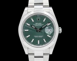 ROLEX DATEJUST 41 SS GREEN DIAL