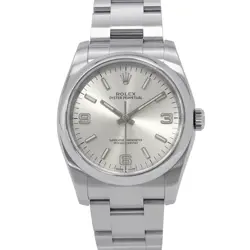ROLEX OYSTER PERPETUAL 36MM STAINLESS STEEL SILVER DIAL 116000