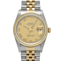 ROLEX DATEJUST 16233 CHAMPAGNE WATCH 675762