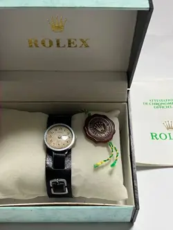 Overhauled Rolex Marconi Extra Prima Manual White Dial Men's Round Analog Swiss