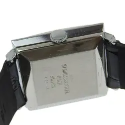 Rolex Marconi Manual Stainless Steel Gold Dial Women's Vintage 28mm Square