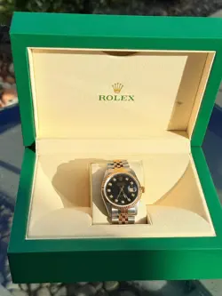 ROLEX 126300 OYSTER PERPETUAL DATEJUST 36MM TWO-TONE WATCH
