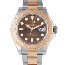 ROLEX YACHT-MASTER CHOCOLATE DIAL TWO-TONE WATCH 126621